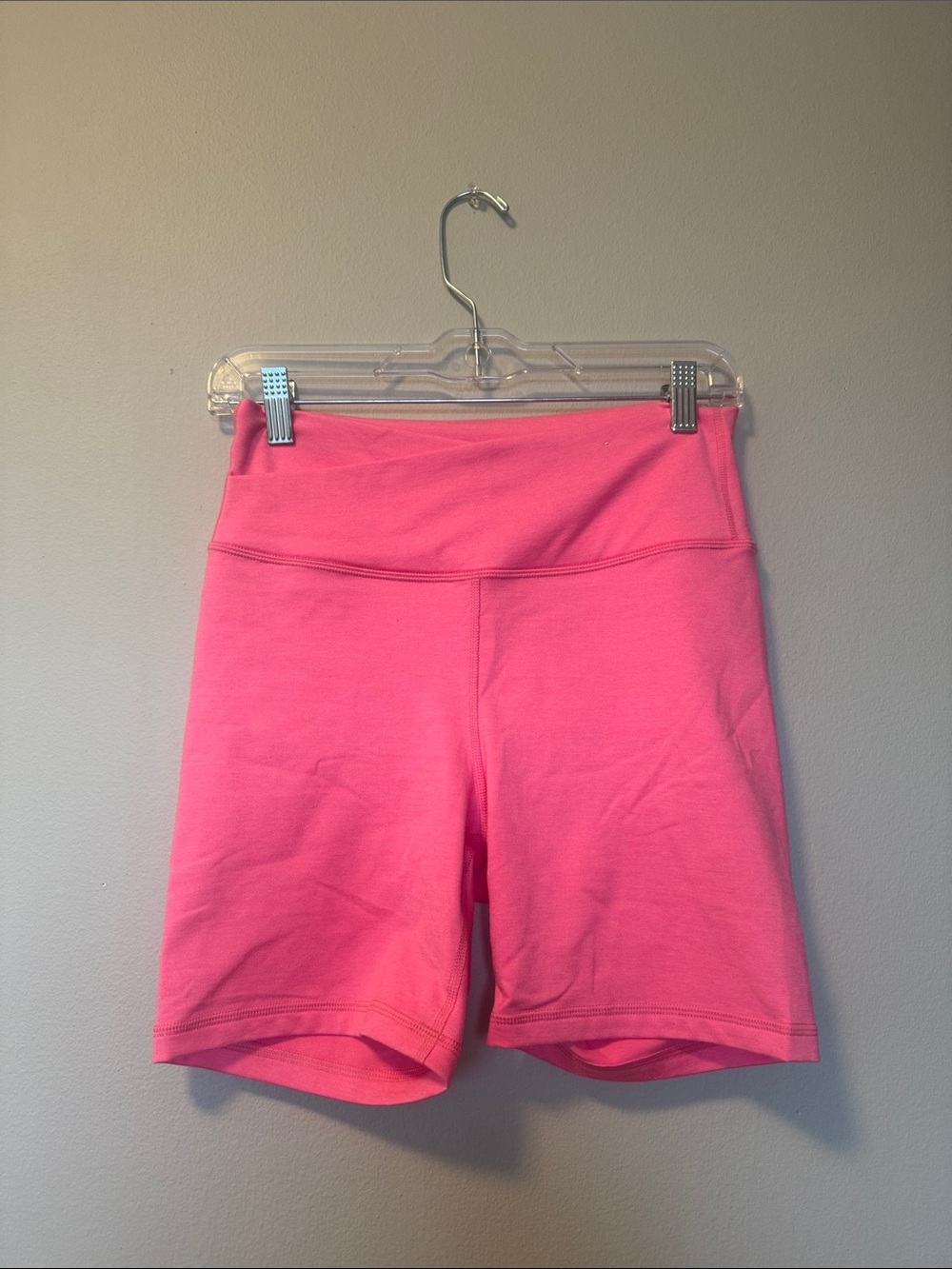 Old Navy Cloudcomfy High-Rise Pink Biker Shorts